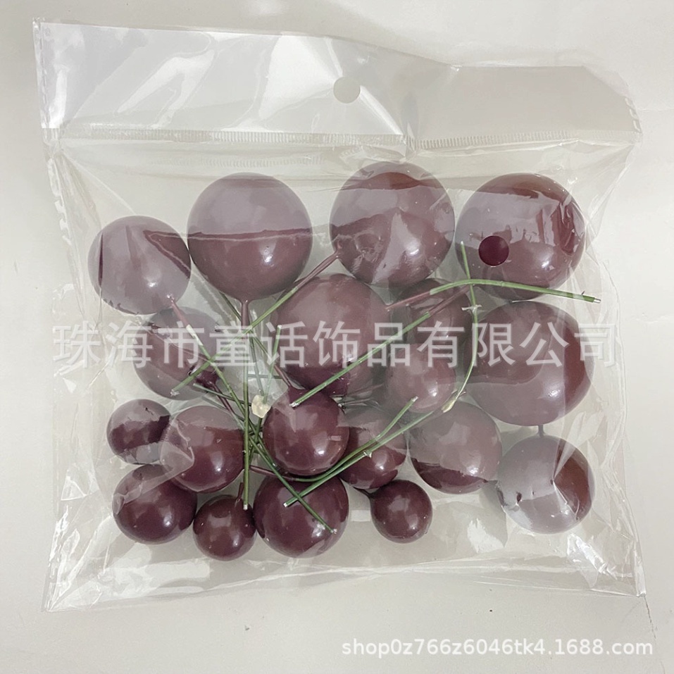 Trang Trí Bánh Kem   gói 20 bi nhựa đủ size cao cấp bóng loáng không trầy sước