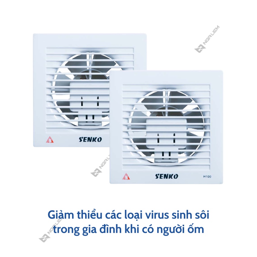 Quạt Hút Tường Thông Gió Senko