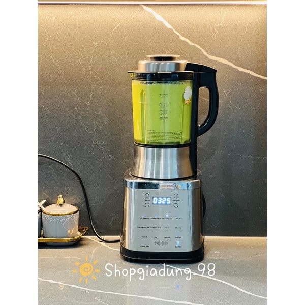 Máy làm sữa hạt Unie V8S, Bảo hành 24 tháng, Lập trình sẵn 10 chương trình nấu thông minh, Cối thủy tin