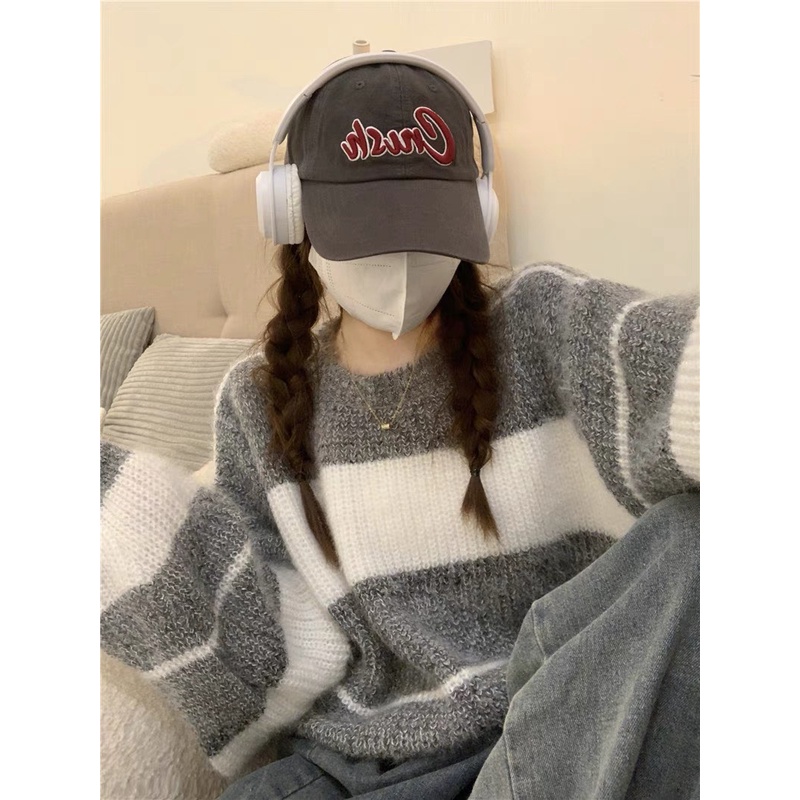 Áo len kim sa nữ dáng croptop dày dặn