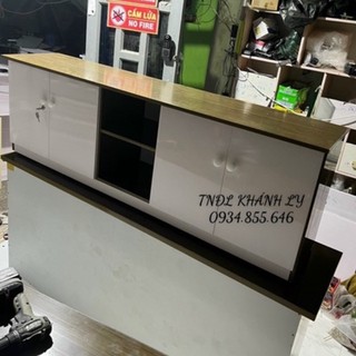 Kệ tivi nhựa đài loan phối trắng vân gỗ đen ngang 160 cao 50(TPHCM)