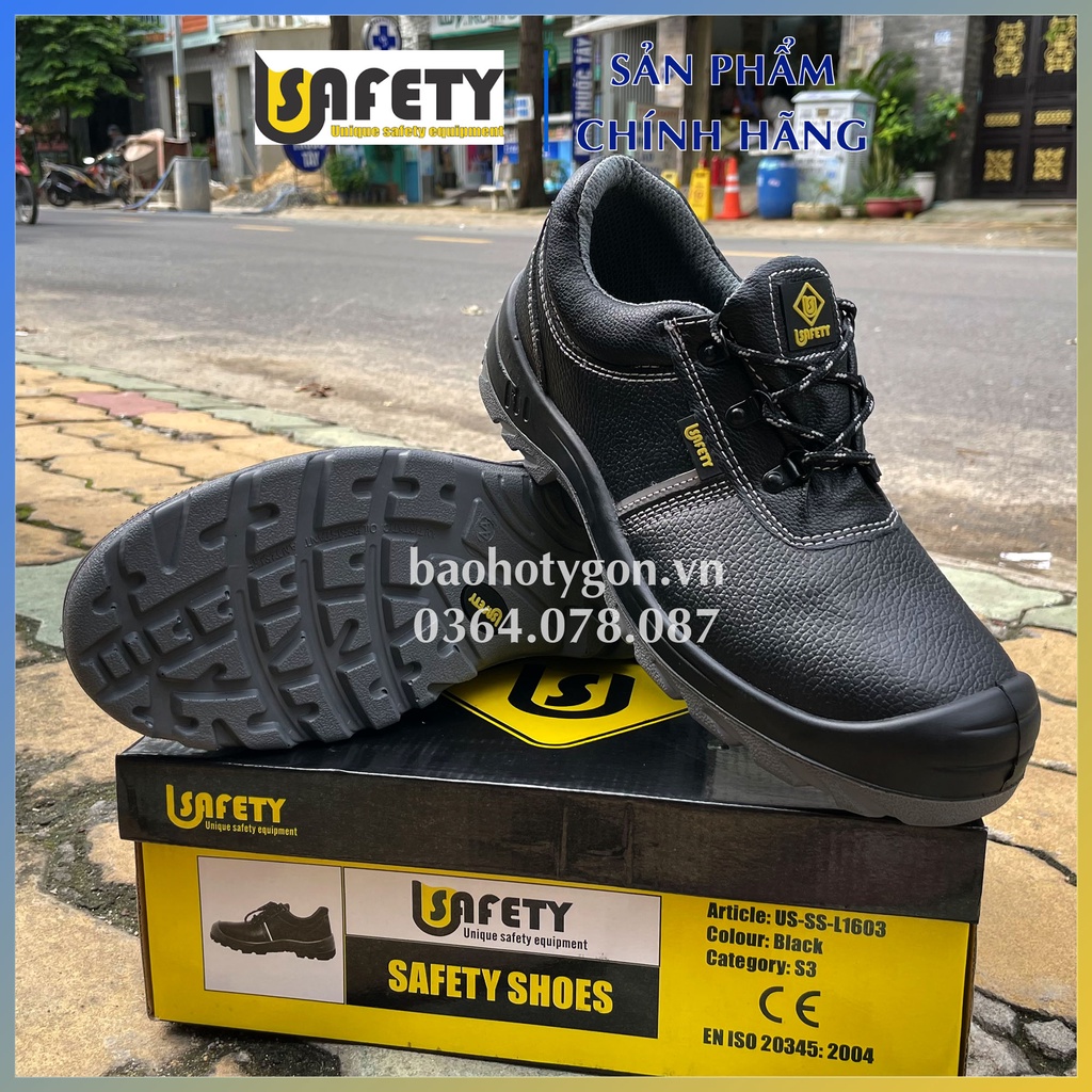 Giày bảo hộ lao động nam Chuẩn Mỹ - Usafety