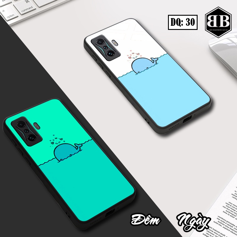 Ốp lưng kính Dạ Quang Xiaomi Redmi K50 Gaming phát sáng trong đêm nội thất máy sáng tạo