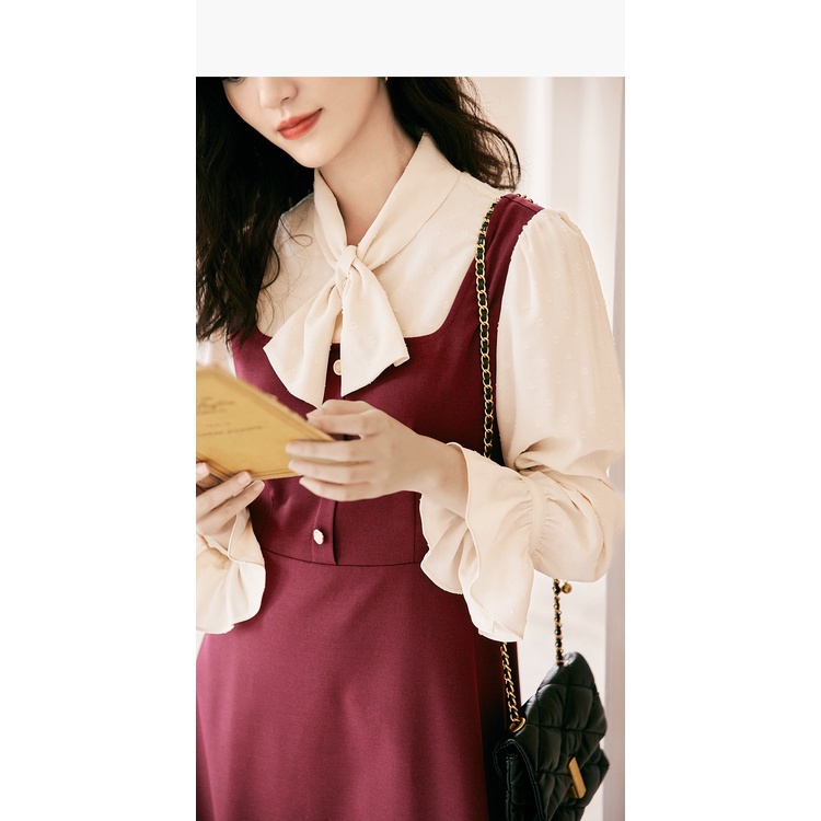 Đầm Eifini màu mận