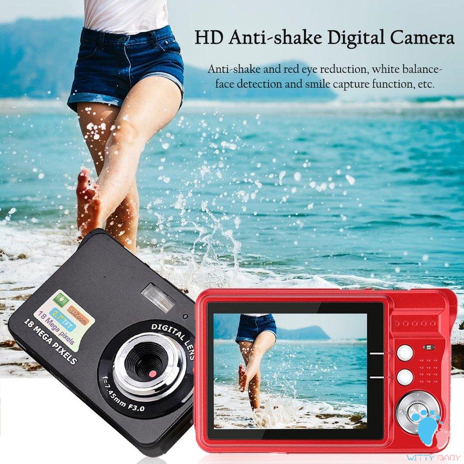 2.7 Inch TFT LCD Display 18MP 720P 8x Zoom HD Digital Camera Anti-Shake Camcorder Videos CMOS Micro Camera Children Gift