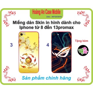 Miếng dán skin IP Từ iphone 8 đến 13 promax