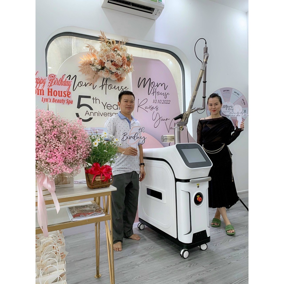 Máy laser trục khuỷu PICO TERA PLUS xóa xăm xóa nám tàn nhang