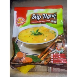 10 Gói Súp Nghệ Chay - Bịch 250g