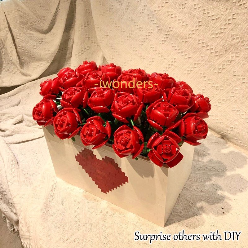 Hoa hồng Hoa hướng dương Cây trồng trong chậu Bộ Bó gạch Nhiều loại Ngày lễ tình nhân Ngày lễ sinh nhật bạn gái Quà tặng đồ chơi