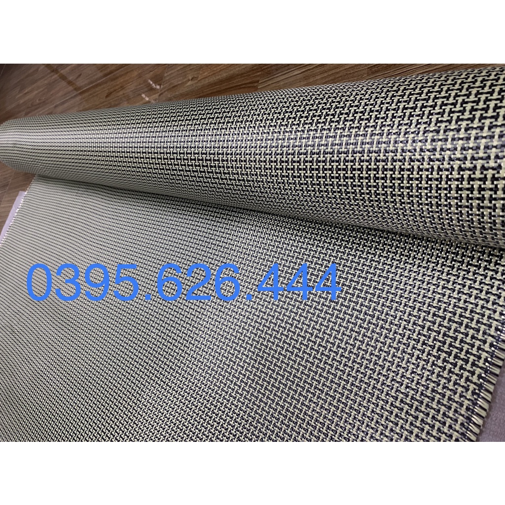 Vải carbon phối sợi màu đen-vàng 3k-200gsm