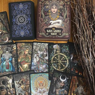 Bài Slavic Legends Tarot Black Edition