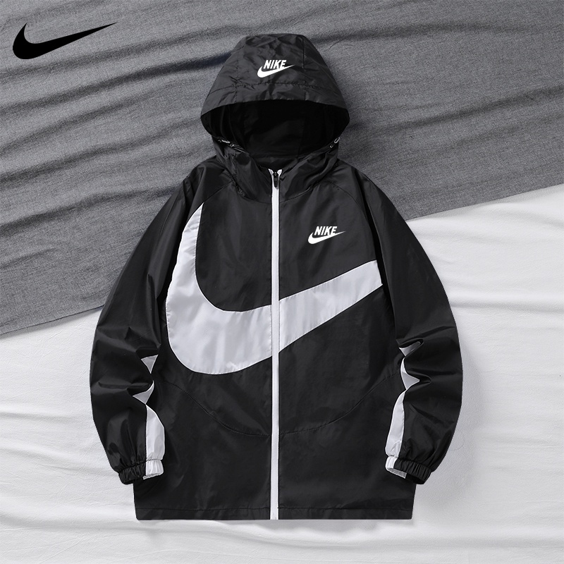 Áo Khoác Gió Nike 2023 Có Mũ Trùm Thiết Kế Cá Tính