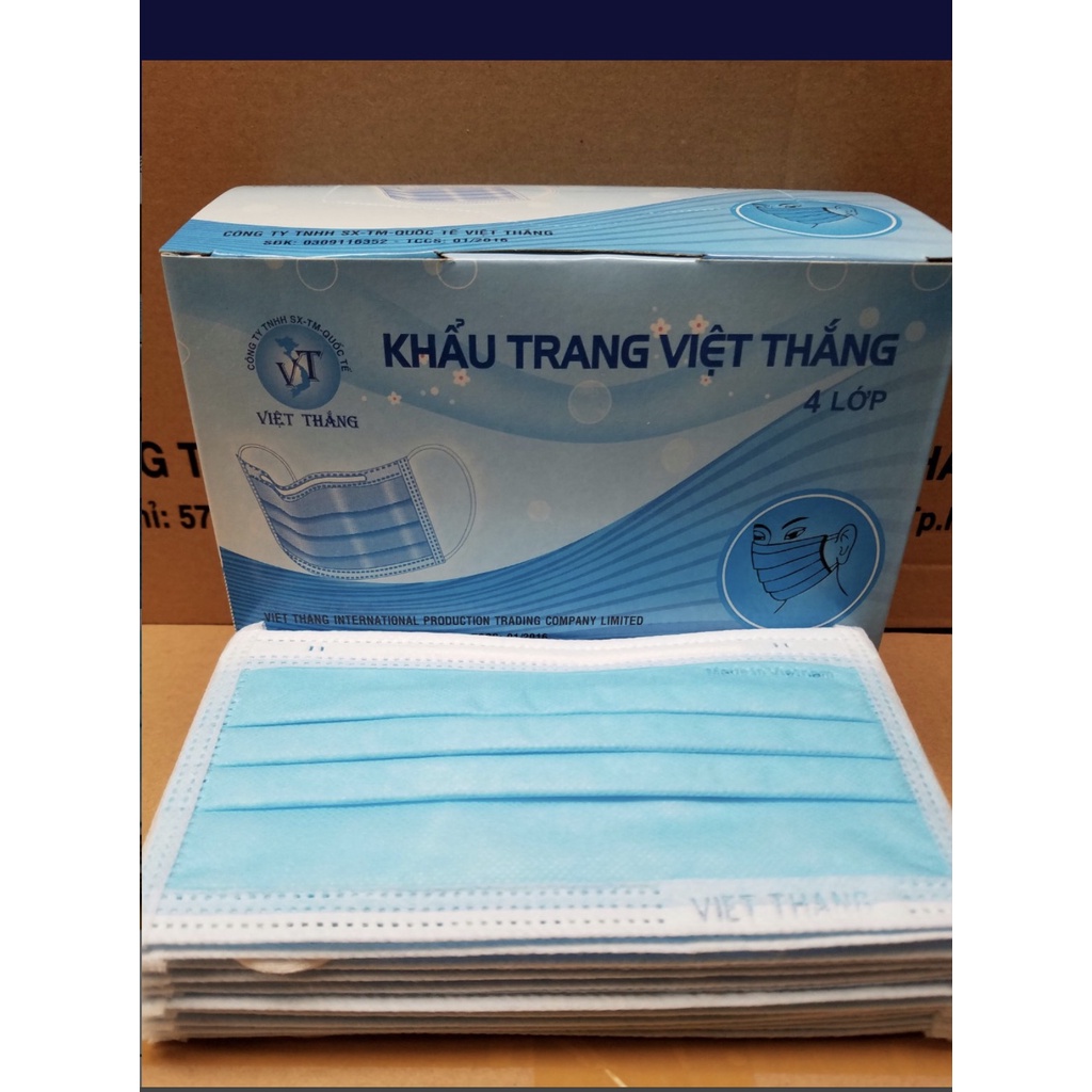 Khẩu trang Việt Thắng 4 lớp