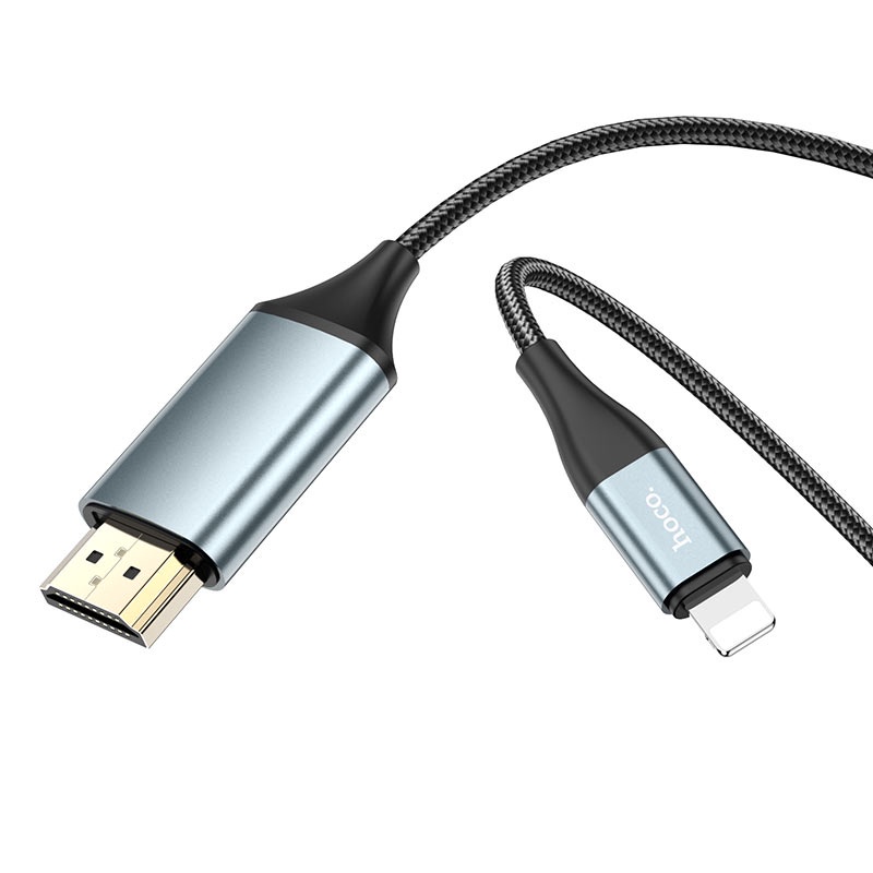 Cáp chuyển điện thoại sang HDMI qua tivi Hoco UA15 hình ảnh rõ nét