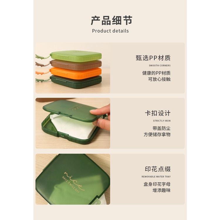 Hộp Đựng Khẩu Trang Trong Suốt Chống Bụi Thiết Kế Nhỏ Gọn Tiện Lợi Mộc 68 shop