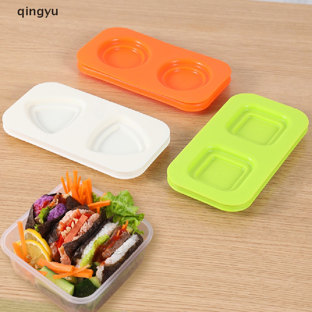 Khuôn Làm Cơm Nắm Hình Tam Giác / Vuông / Tròn Tiện Dụng Cho Bé