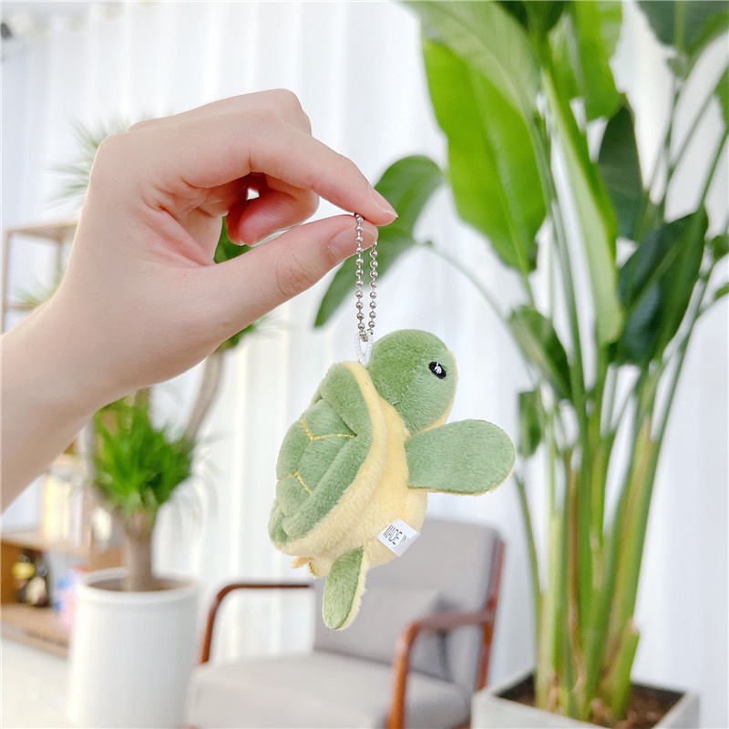 Móc Khóa Hình Rùa Nhồi Bông Dễ Thương