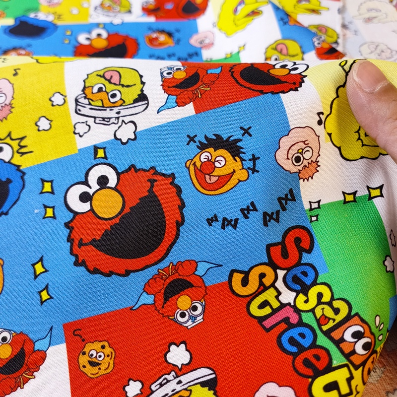 Vải 100% Cotton Chất Lượng Cao Họa Tiết Hoạt Hình Đáng Yêu