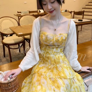 Váy 2 dây thiết kế tầng MM