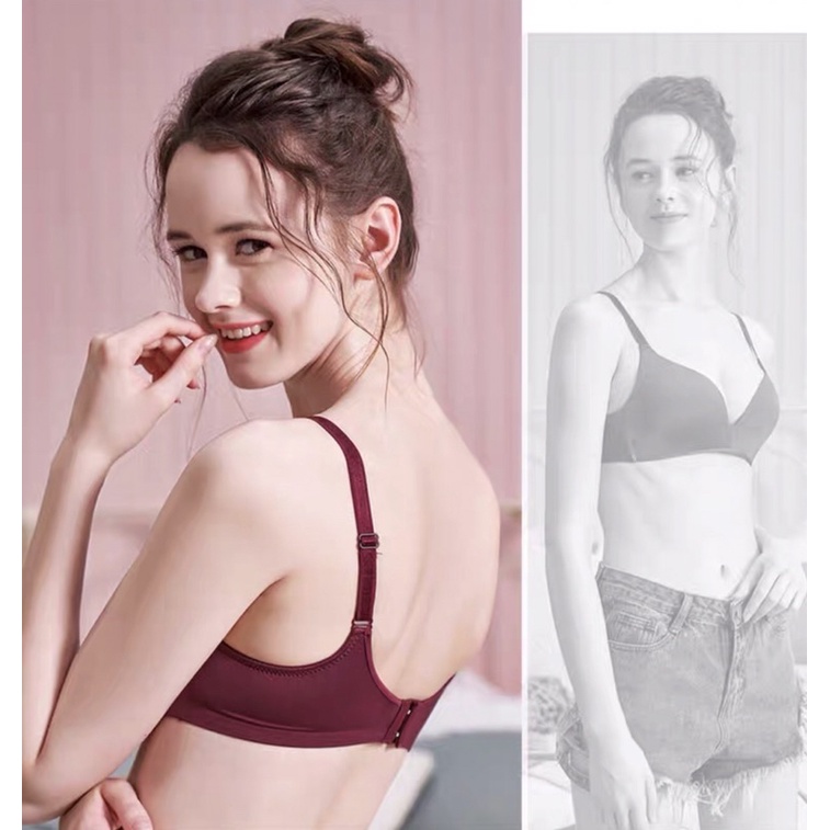 L2019 Áo ngực nữ su lạnh không gọng, mút mỏng - Áo lót nữ mềm mại, thoải mái.