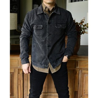Áo khoác denim xám the1970 ak337