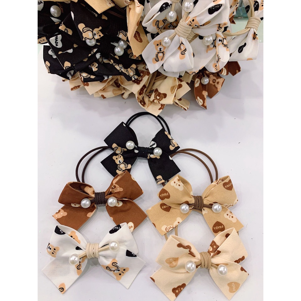 Cột Tóc Nơ Xinh Phong Cách Hàn Quốc PKT1002