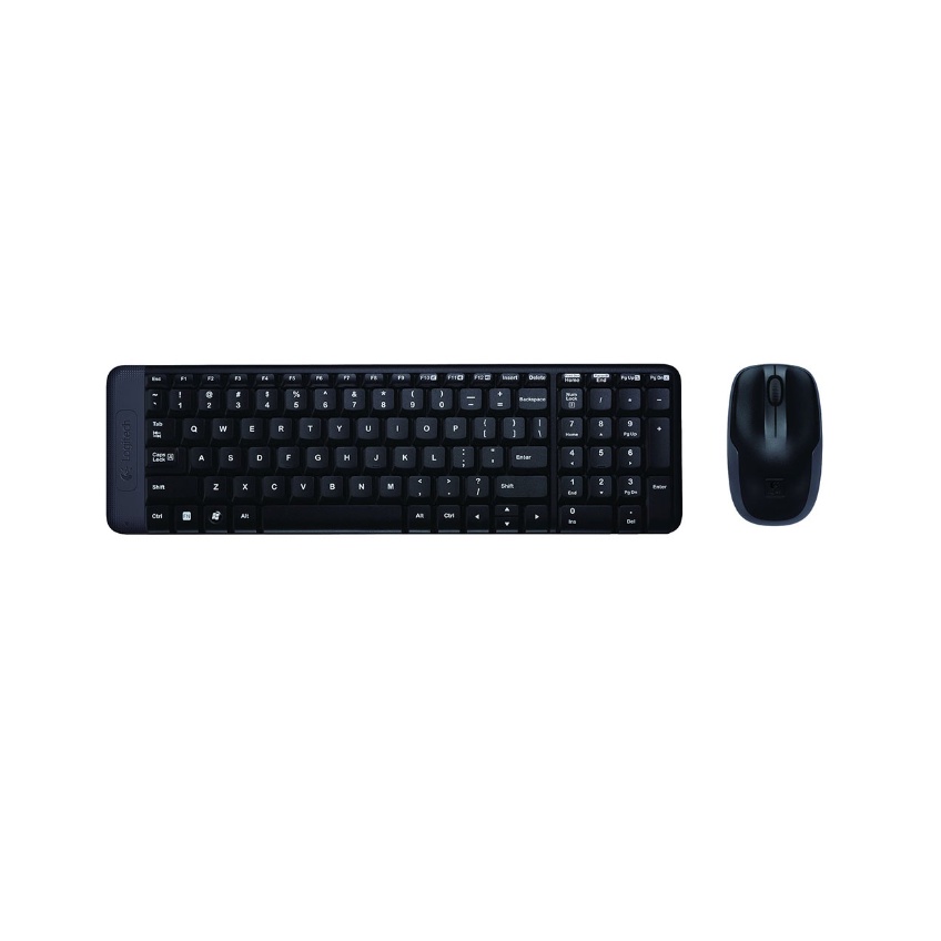 Bộ Bàn Phím Và Chuột Không Dây Logitech MK220