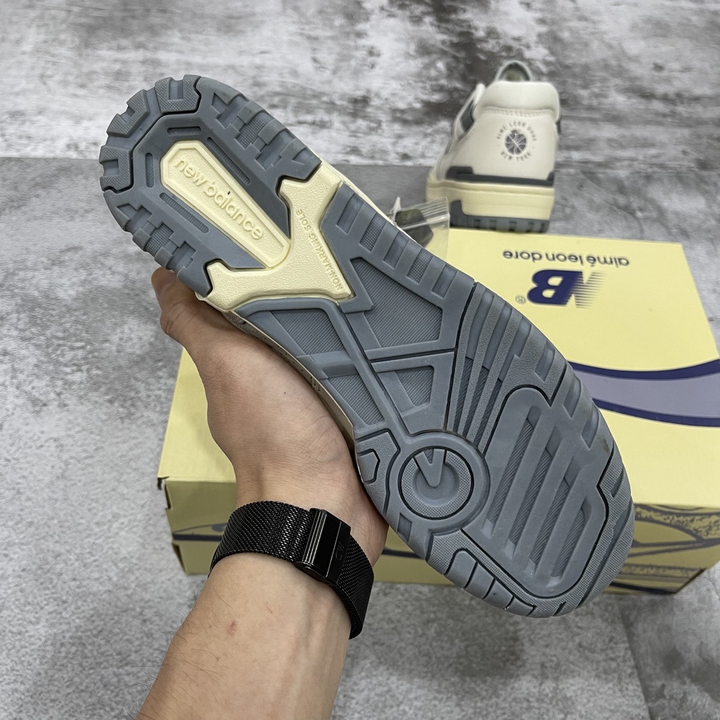 Giày Sneaker NB550 Xám Trắng, chất lượng cao