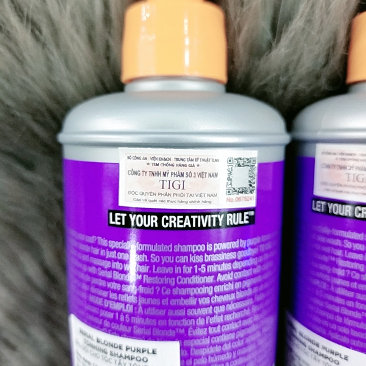 Dầu gội tím khử ánh vàng TIGI COPYRIGHT