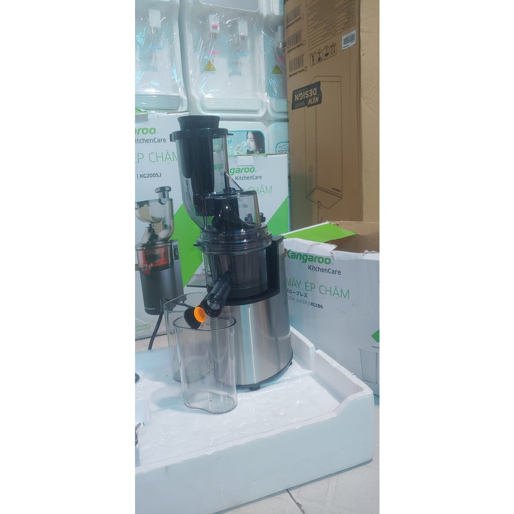 Máy ép chậm trái cây hoa quả Kangaroo KG1B6- Công Suất mạnh 200W -Smarthome97 -