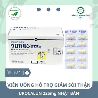 Viên uống hỗ trợ giảm tiêu sỏi thận urocalun 100viên