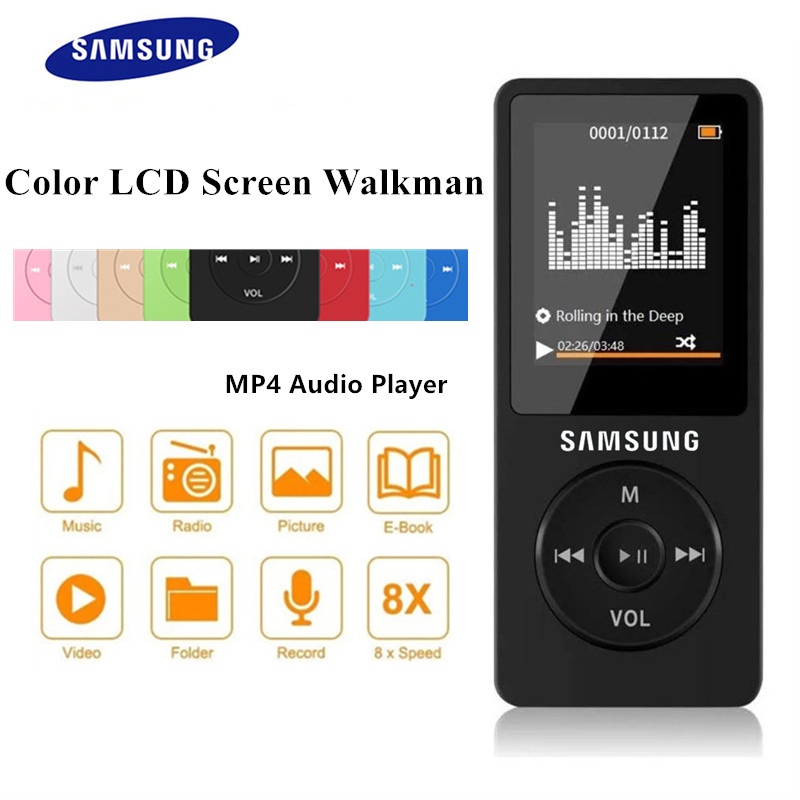 Máy Nghe Nhạc MP3 MP4 Samsung Hỗ Trợ Đài FM Video Có Màn Hình LCD