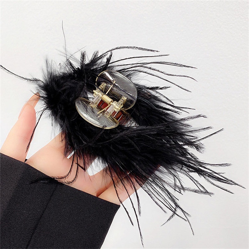Kẹp Tóc Hình Lông Vũ Phong Cách Nhật Hàn Thời Trang Thu Đông Độc Đáo