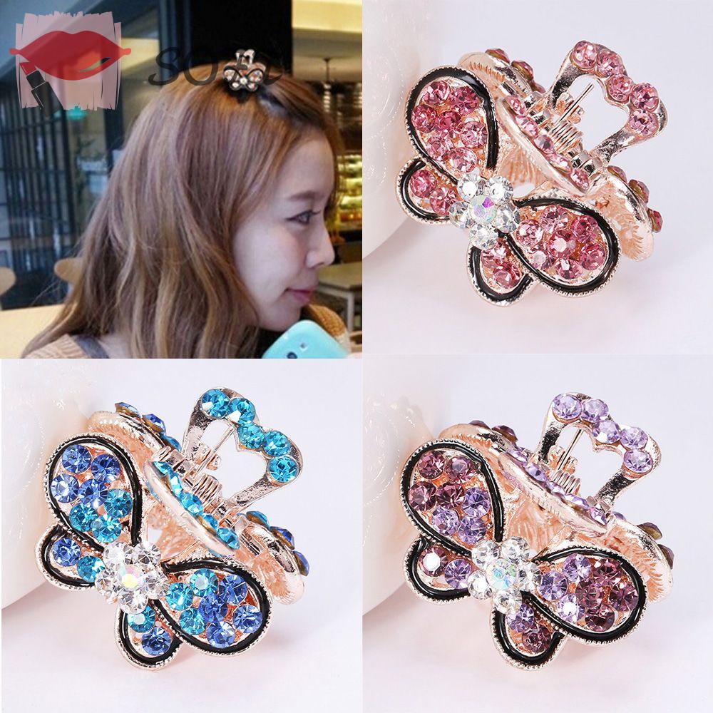 (Hàng Mới Về) Kẹp Tóc Càng Cua Mini Nhiều Màu Thời Trang Cho Nữ