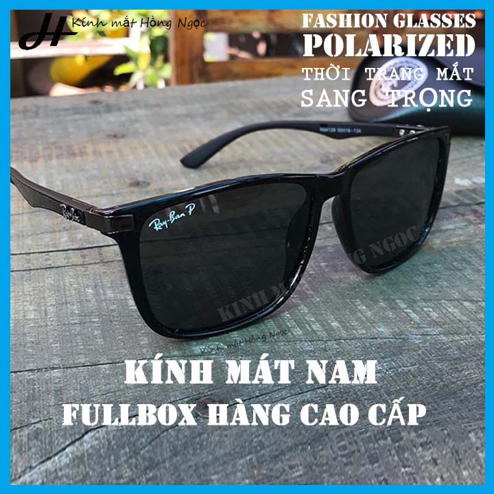 Kính mát nam cao cấp, tròng kính Polarized phân cực hình ảnh HD [RB]