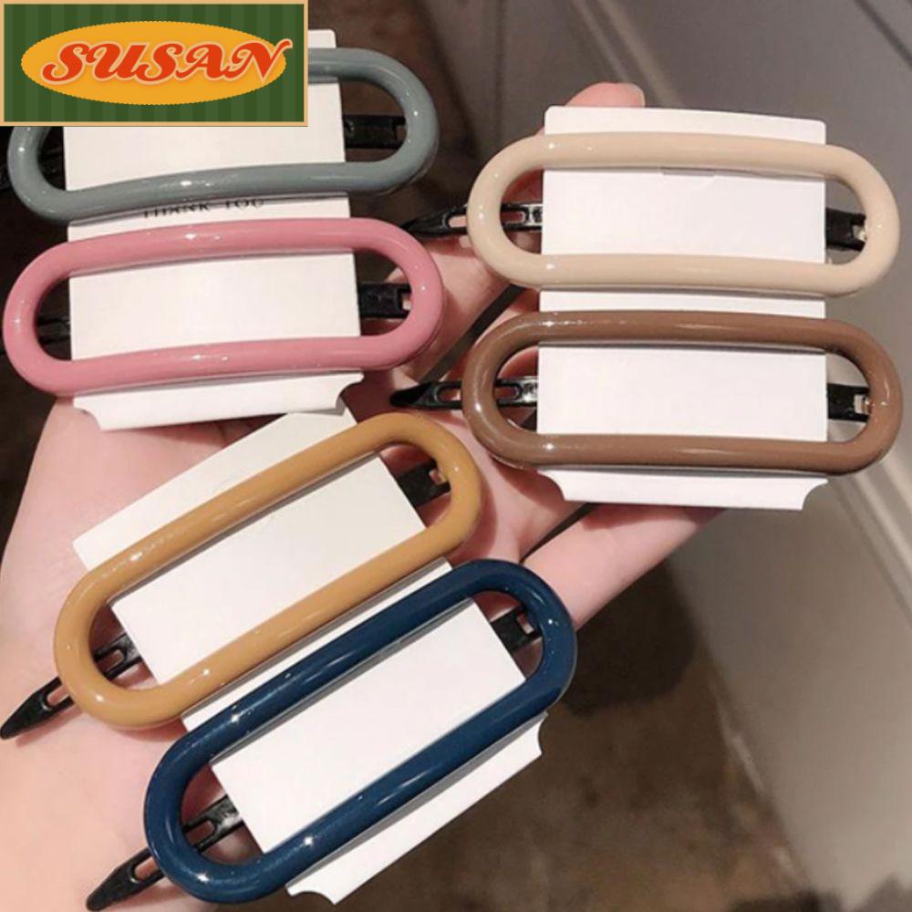 Kẹp tóc hỗ trợ rửa mặt hình móng vuốt thiết kế đơn giản nhiều màu sắc dành cho nữ