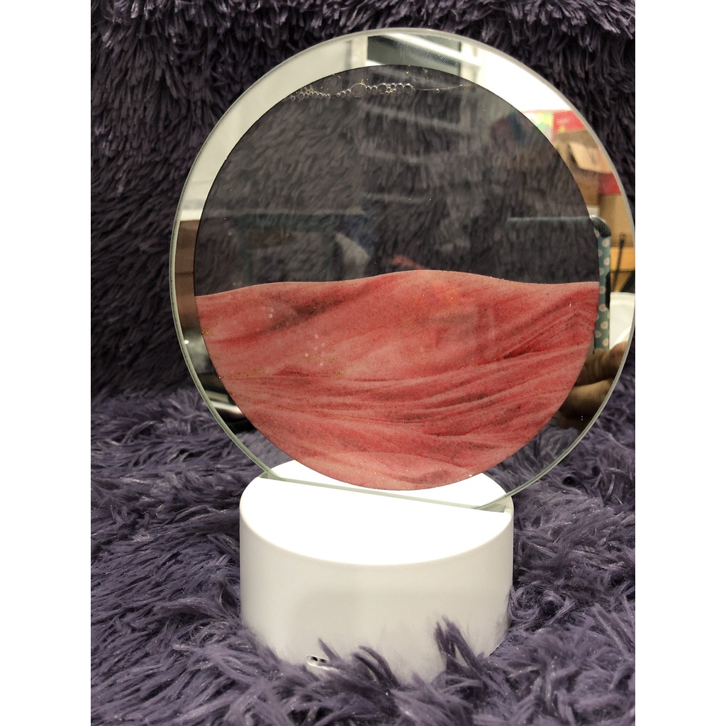 [Hàng Sẳn] Tranh cát chuyển động 3D Kết hợp đèn led chiếu sáng xung quanh , làm quà tặng , trang trí nhà cửa phong thủy.