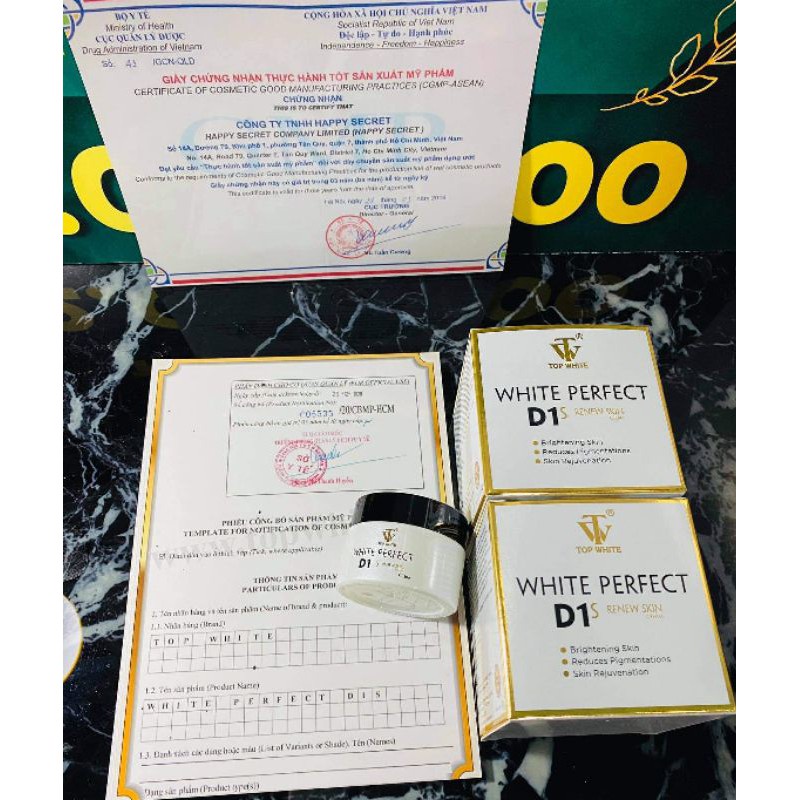 Kem dưỡng D1S top white.