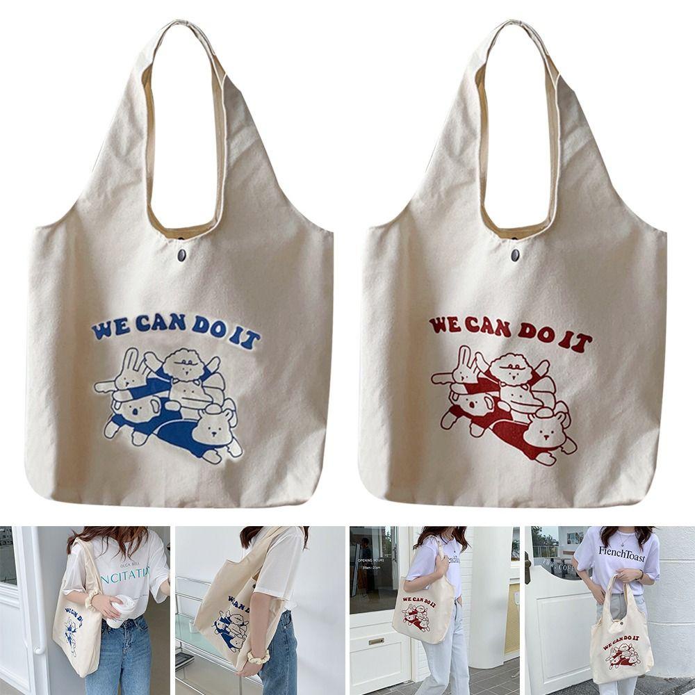 UUMIR Ba Lô Vải Bố Họa Tiết Hoạt Hình Đáng Yêu Thời Trang Dành Cho Nữ