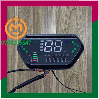 Đồng hồ xe điện đa năng màn hình LCD kỹ thuật số - báo tốc độ full chức năng gắn cho mọi xe điện 48v / 60v