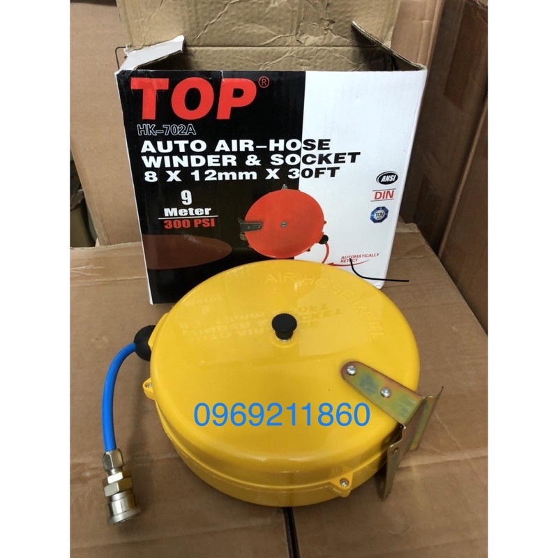Cuộn dây hơi tự rút TOP phi 8x5 x 9m