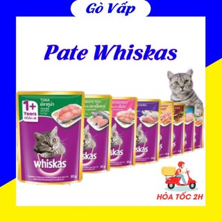 Pate whiskas cho mèo lớn & mèo con - gói 80g