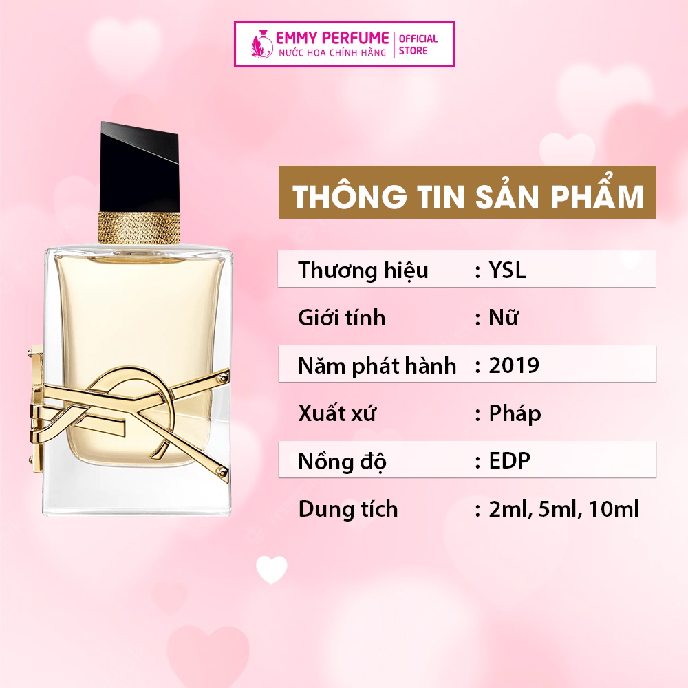 Nước hoa Nữ  Y S.L Libre - Quý cô Sang trọng Quý phái đầy Kiêu kỳ EmmyPer