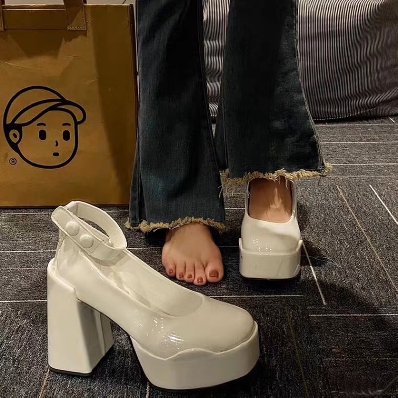 GIÀY CAO GÓT A13 ĐẾ CAO 13CM CÓ QUAI