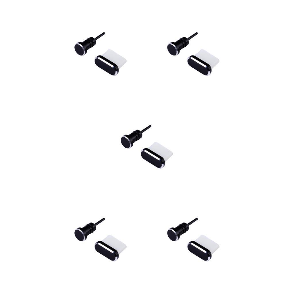 1 / 2 / 3 / 5 Nút Chặn Cổng Sạc Tai Nghe Type-C 3 5mm Linh Hoạt Chống Bụi