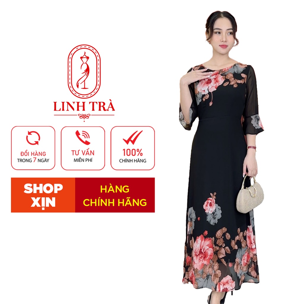 (LT 187) Trẻ Trung Thiết Kế Trang Nhã Thanh Lịch Bigsize Đi Làm Đi Tiệc Cho Bà Cho Mẹ U50