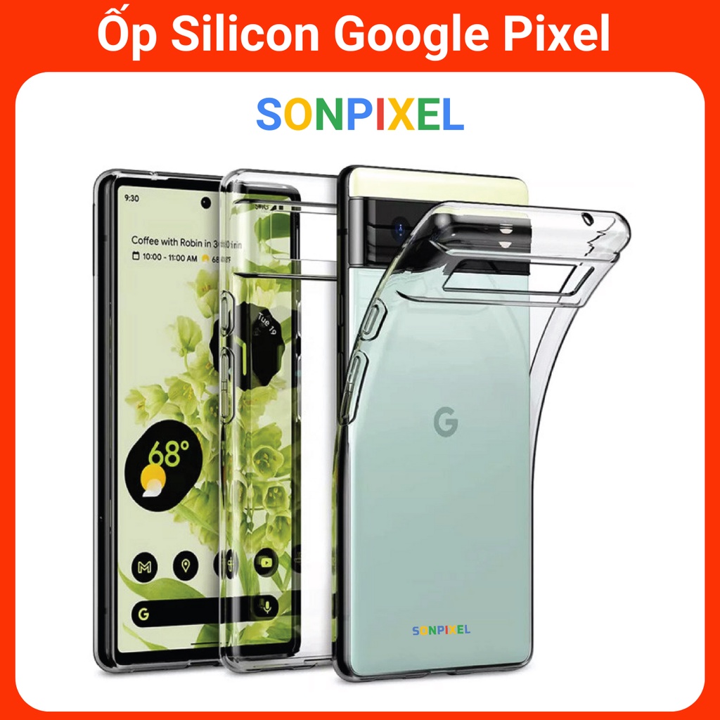 Ốp Lưng Cho Điện Thoại GG Google Pixel 2 / 2 XL / 3 / 3 XL / 3 A/ 3 A XL / 4 / 4 XL / 4a / 4a 5g/5/6 ốp nhựa dẻo