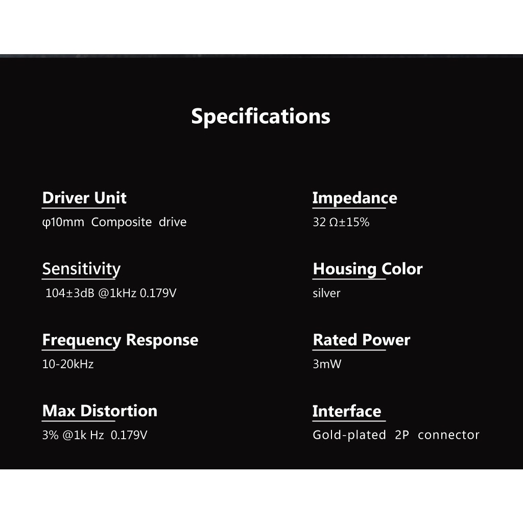 Tai Nghe Nhét Tai TINHIFI C2 Mech Warrior LCP PU Có Dây Cáp Mạ Vàng 0.78 2pin