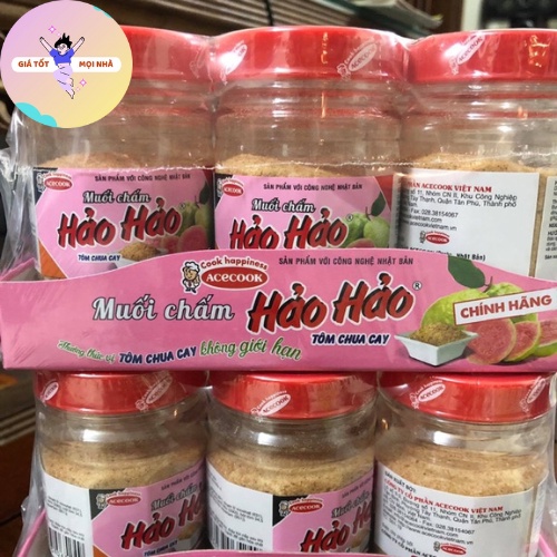 Muối Hảo Hảo Tôm Chua Cay 120g Chính Hãng Acecook
