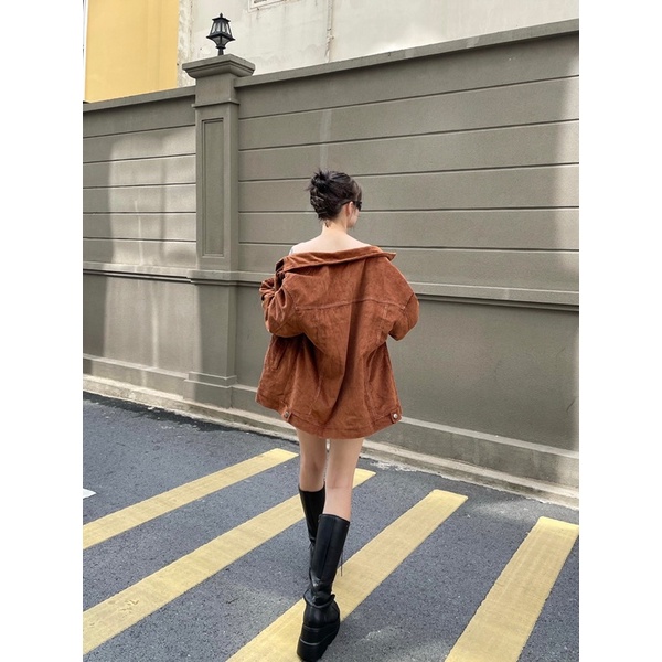 Áo khoác basic ảnh thật